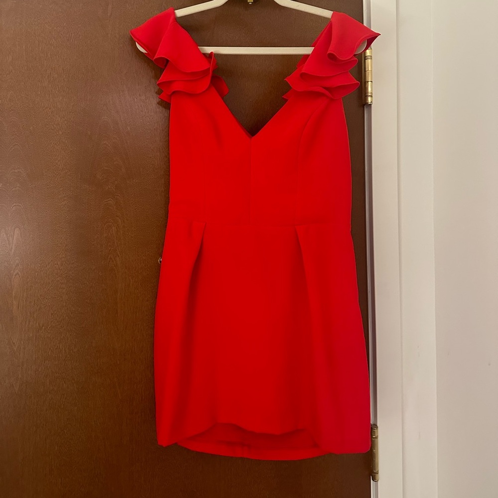 Amanda Richard Gimlet Dress in Lipstick